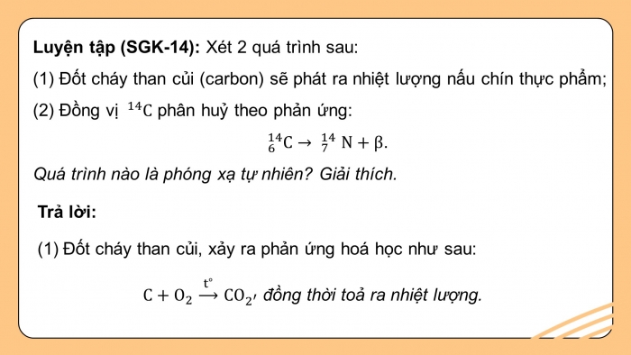 Giáo án điện tử chuyên đề Hoá học 10 chân trời Bài 2: Phản ứng hạt nhân