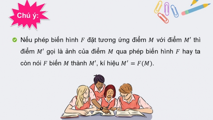 Giáo án điện tử chuyên đề Toán 11 cánh diều Bài 1: Phép dời hình