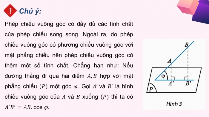 Giáo án điện tử chuyên đề Toán 11 chân trời Bài 1: Hình biểu diễn của một hình, khối