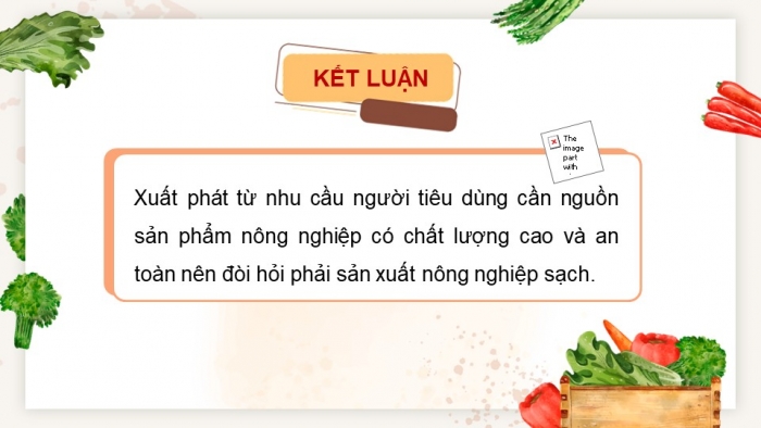 Giáo án điện tử chuyên đề Sinh học 11 chân trời Bài 1: Khái quát về nông nghiệp sạch