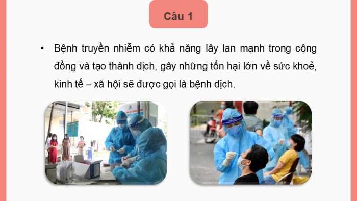 Giáo án điện tử chuyên đề Sinh học 11 chân trời Bài 6: Một số bệnh dịch phổ biến ở người