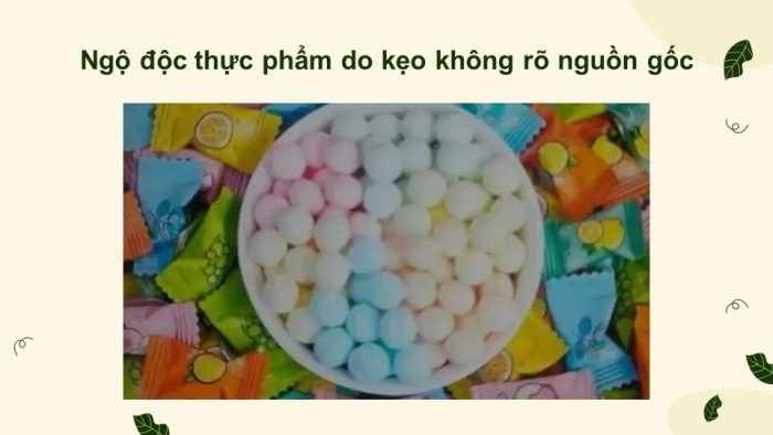 Giáo án điện tử chuyên đề Sinh học 11 chân trời Bài 11: Ngộ độc thực phẩm