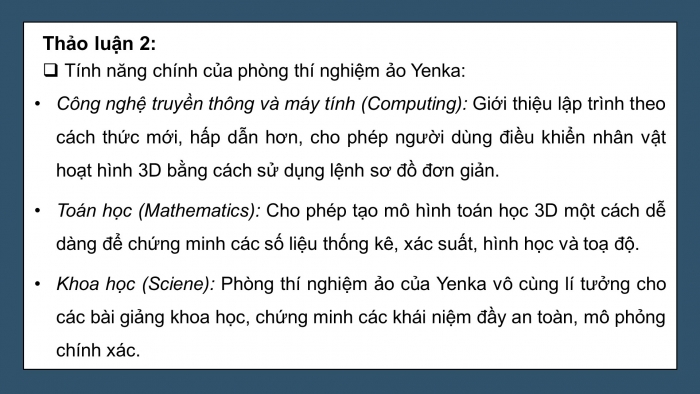 Giáo án điện tử chuyên đề Hoá học 10 chân trời Bài 9: Thực hành thí nghiệm hoá học ảo