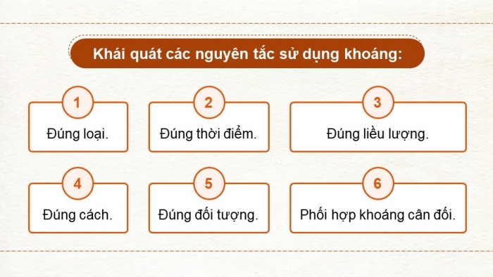 Giáo án điện tử chuyên đề Sinh học 11 cánh diều Bài 1: Nguyên tắc sử dụng khoáng tăng năng suất cây trồng