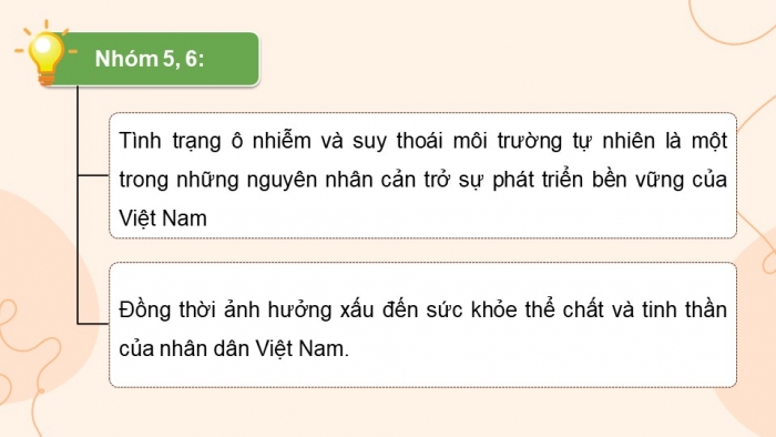 Giáo án điện tử chuyên đề Kinh tế pháp luật 11 cánh diều Bài 1: Những tác động tiêu cực của phát triển kinh tế đến môi trường tự nhiên (P2)