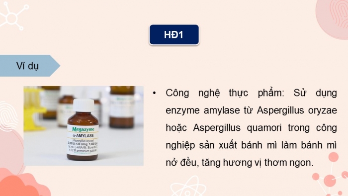 Giáo án điện tử chuyên đề Sinh học 10 chân trời Bài 6: Thành tựu của công nghệ enzyme