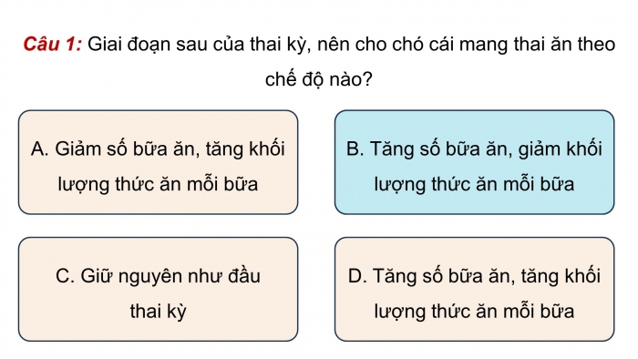 Giáo án điện tử chuyên đề Công nghệ chăn nuôi 11 cánh diều Ôn tập CĐ 2