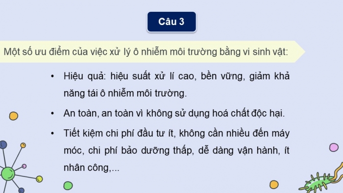 Giáo án điện tử chuyên đề Sinh học 10 chân trời Ôn tập CĐ 3