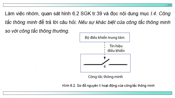 Giáo án điện tử chuyên đề Thiết kế và Công nghệ 10 cánh diều Bài 6: Hệ thống điều khiển cho ngôi nhà thông minh