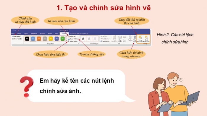 Giáo án điện tử chuyên đề Tin học ứng dụng 10 cánh diều Bài 3: Vẽ hình và tạo hộp văn bản