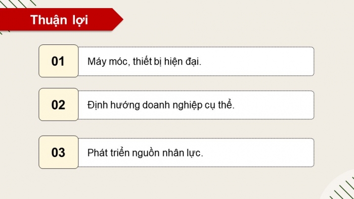 Giáo án điện tử chuyên đề Kinh tế pháp luật 10 cánh diều Bài 6: Những thuận lợi, khó khăn của doanh nghiệp nhỏ