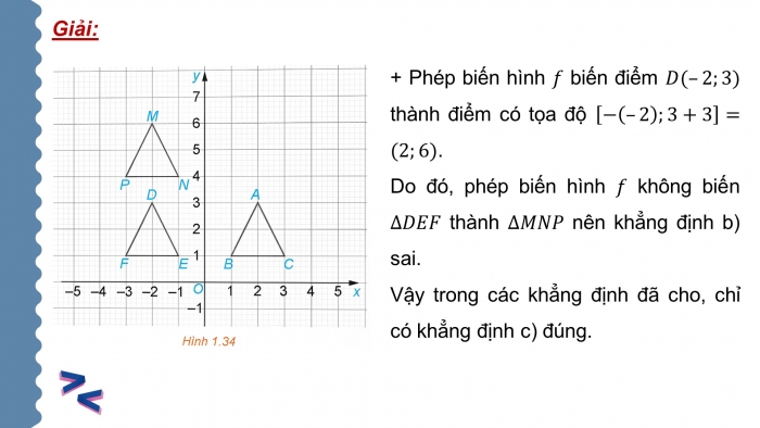 Giáo án điện tử chuyên đề Toán 11 kết nối Bài 5: Phép dời hình