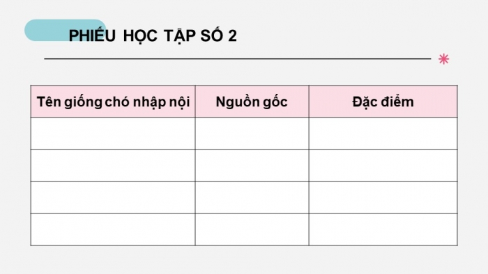 Giáo án điện tử chuyên đề Công nghệ chăn nuôi 11 kết nối Bài 7: Kĩ thuật nuôi dưỡng và chăm sóc chó cảnh