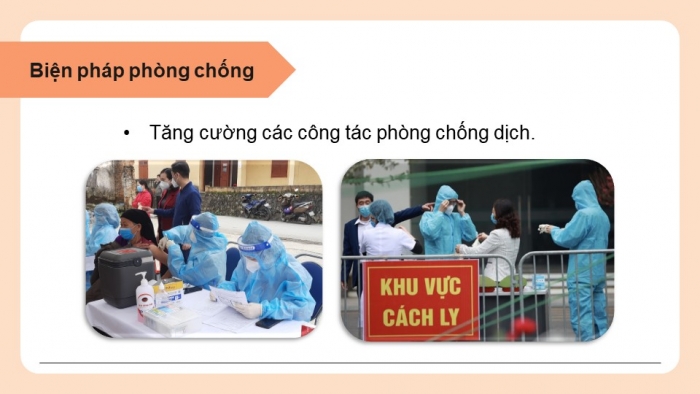 Giáo án điện tử chuyên đề Sinh học 11 chân trời Bài 8: Các biện pháp phòng chống bệnh dịch ở người