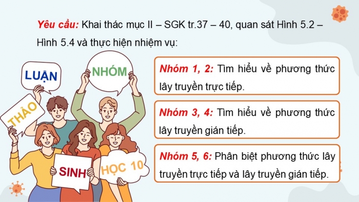 Giáo án điện tử chuyên đề Sinh học 11 cánh diều Bài 5: Nguyên nhân lây nhiễm bệnh dịch ở người