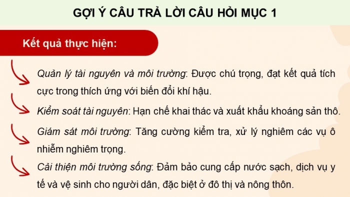 Giáo án điện tử chuyên đề Kinh tế pháp luật 11 cánh diều Bài 2: Một số chính sách và biện pháp nhằm khắc phục, hạn chế tác động tiêu cực của phát triển kinh tế đến môi trường tự nhiên