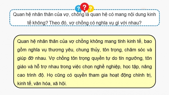 Giáo án điện tử chuyên đề Kinh tế pháp luật 11 cánh diều Bài 8: Một số quy định của pháp luật dân sự về hôn nhân và gia đình, thừa kế di sản