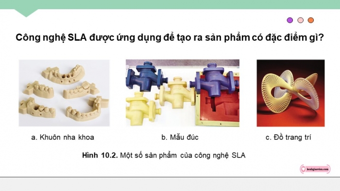 Giáo án điện tử chuyên đề Công nghệ cơ khí 11 cánh diều Bài 10: Một số công nghệ in 3D