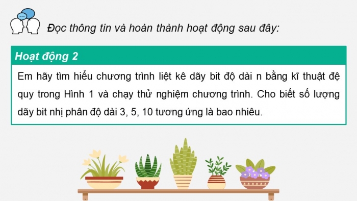 Giáo án điện tử chuyên đề Khoa học máy tính 11 cánh diều Bài 2: Kĩ thuật quay lui