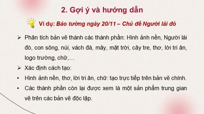 Giáo án điện tử chuyên đề Tin học ứng dụng 11 cánh diều Bài 4: Thực hành tổng hợp vẽ trang trí