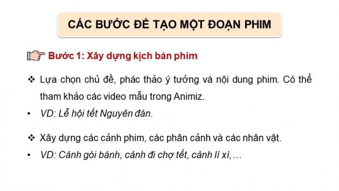 Giáo án điện tử chuyên đề Tin học ứng dụng 11 cánh diều Bài 4: Thực hành tổng hợp tạo phim hoạt hình