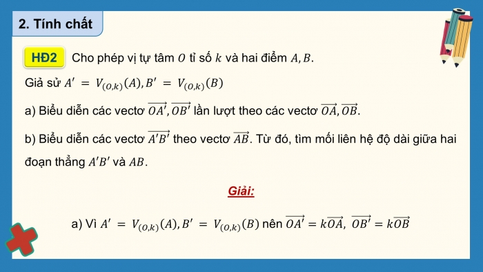 Giáo án điện tử chuyên đề Toán 11 cánh diều Bài 2: Phép đồng dạng