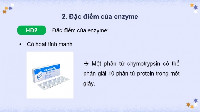 Giáo án điện tử chuyên đề Sinh học 10 chân trời Bài 7: Quy trình công nghệ sản xuất enzyme