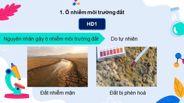 Giáo án điện tử chuyên đề Sinh học 10 chân trời Bài 12: Công nghệ ứng dụng vi sinh vật trong xử lí ô nhiễm môi trường