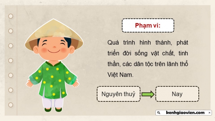 Giáo án điện tử chuyên đề Lịch sử 10 chân trời CĐ 1 P2: Một số lĩnh vực của lịch sử Việt Nam