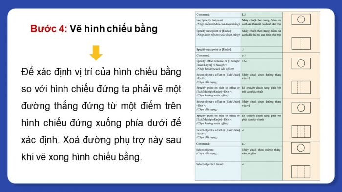 Giáo án điện tử chuyên đề Thiết kế và Công nghệ 10 cánh diều Bài 4: Lập bản vẽ kĩ thuật 2D vật thể đơn giản