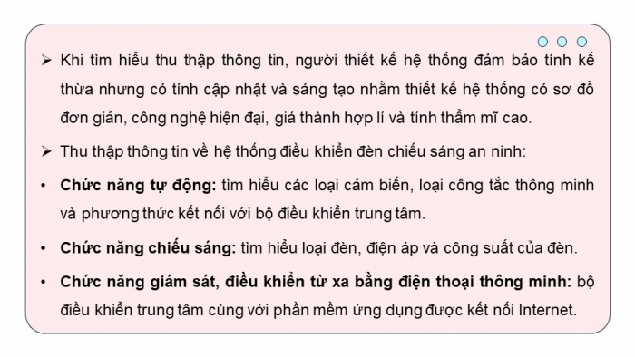 Giáo án điện tử chuyên đề Thiết kế và Công nghệ 10 cánh diều Bài 8: Thiết kế hệ thống điều khiển đơn giản cho ngôi nhà thông minh