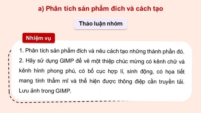 Giáo án điện tử chuyên đề Tin học ứng dụng 11 cánh diều Bài 3: Tạo sản phẩm vẽ trang trí trong thực tiễn