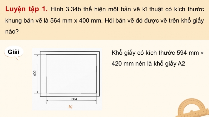 Giáo án điện tử chuyên đề Toán 11 kết nối Bài 12: Bản vẽ kĩ thuật