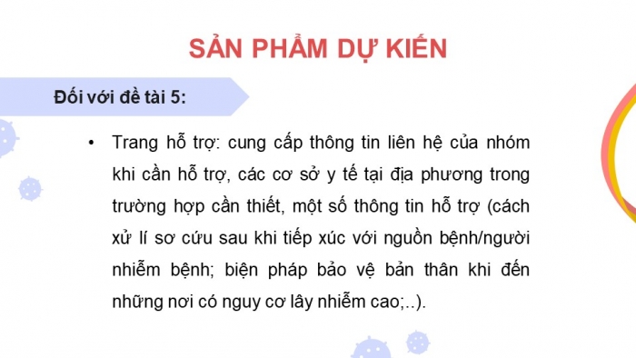 Giáo án điện tử chuyên đề Sinh học 11 chân trời Bài 9: Dự án Điều tra một số bệnh dịch phổ biến ở người và tuyên truyền phòng chống