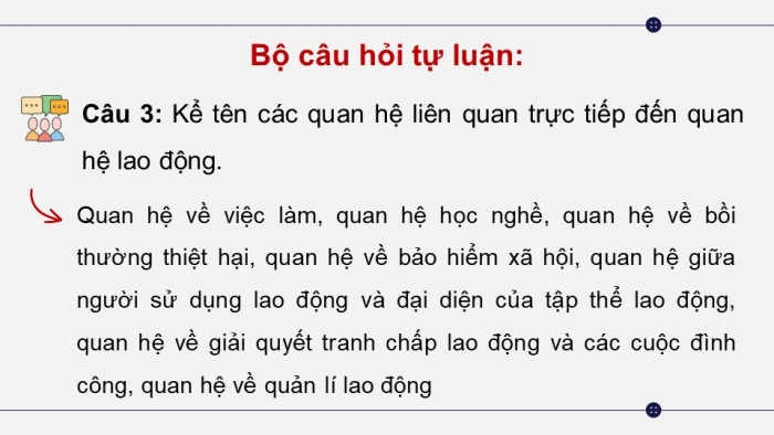 Giáo án điện tử chuyên đề Kinh tế pháp luật 11 cánh diều Bài 3: Khái niệm, nguyên tắc của pháp luật lao động