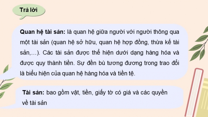 Giáo án điện tử chuyên đề Kinh tế pháp luật 11 cánh diều Bài 6: Khái niệm, các nguyên tắc của pháp luật dân sự