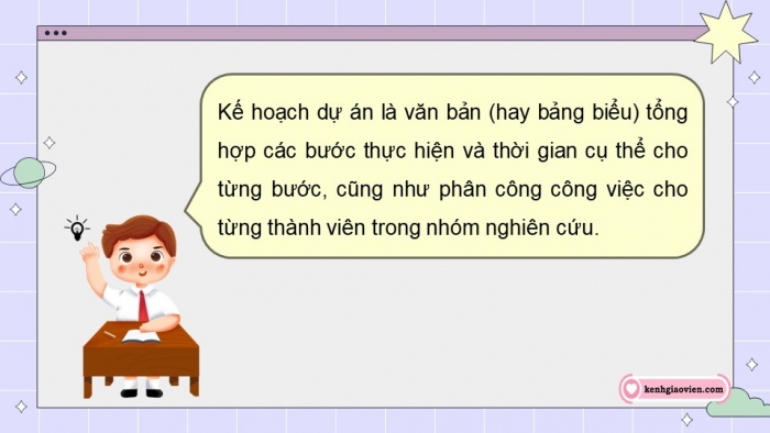 Giáo án điện tử chuyên đề Công nghệ cơ khí 11 cánh diều Bài 2: Hình thành ý tưởng và lập kế hoạch nghiên cứu dự án thuộc lĩnh vực kĩ thuật cơ khí