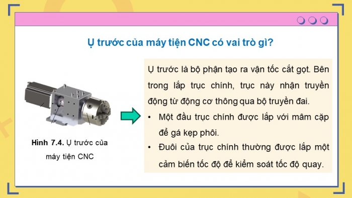 Giáo án điện tử chuyên đề Công nghệ cơ khí 11 cánh diều Bài 7: Cấu tạo của máy CNC