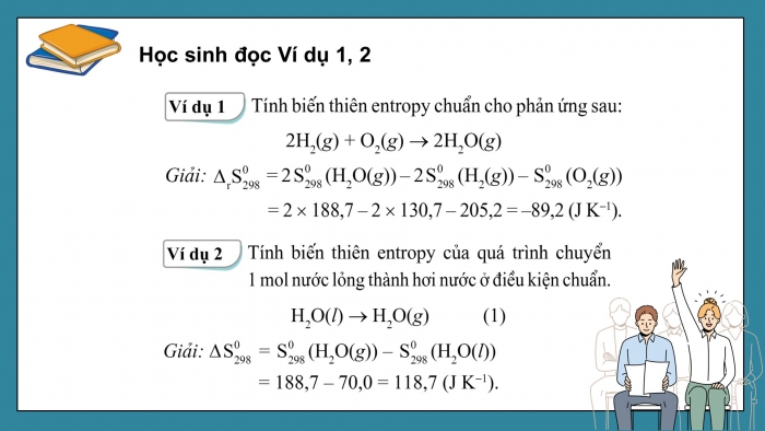 Giáo án điện tử chuyên đề Hoá học 10 cánh diều Bài 4: Entropy và biến thiên năng lượng tự do Gibbs