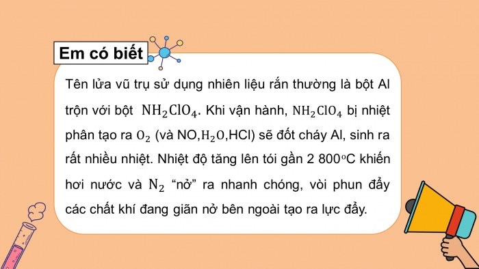 Giáo án điện tử chuyên đề Hoá học 10 cánh diều Bài 5: Sơ lược về phản ứng cháy và nổ