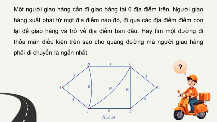 Giáo án điện tử chuyên đề Toán 11 cánh diều Bài 2: Một vài ứng dụng của lí thuyết đồ thị