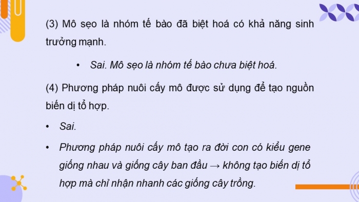 Giáo án điện tử chuyên đề Sinh học 10 chân trời Ôn tập CĐ 1