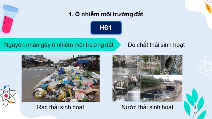 Giáo án điện tử chuyên đề Sinh học 10 chân trời Bài 12: Công nghệ ứng dụng vi sinh vật trong xử lí ô nhiễm môi trường