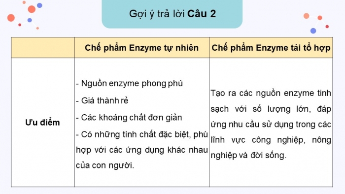 Giáo án điện tử chuyên đề Sinh học 10 cánh diều Ôn tập CĐ 2