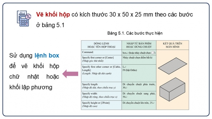 Giáo án điện tử chuyên đề Thiết kế và Công nghệ 10 cánh diều Bài 5: Lập bản vẽ kĩ thuật 3D vật thể đơn giản