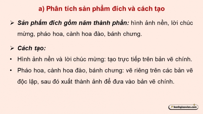 Giáo án điện tử chuyên đề Tin học ứng dụng 11 cánh diều Bài 3: Tạo sản phẩm vẽ trang trí trong thực tiễn