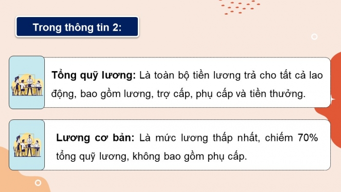 Giáo án điện tử chuyên đề Kinh tế pháp luật 11 cánh diều Bài 5: Một số vấn đề của pháp luật lao động về tiền lương và tiền thưởng, bảo hiểm xã hội, tranh chấp và giải quyết tranh chấp lao động