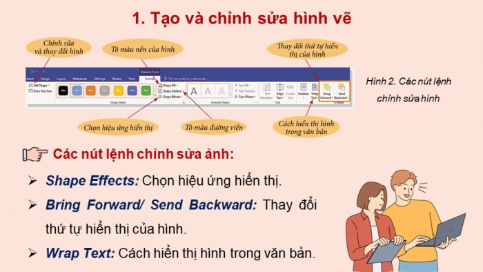 Giáo án điện tử chuyên đề Tin học ứng dụng 10 cánh diều Bài 3: Vẽ hình và tạo hộp văn bản