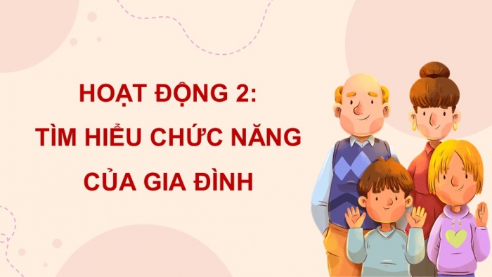 Giáo án điện tử chuyên đề Kinh tế pháp luật 10 cánh diều Bài 3: Gia đình