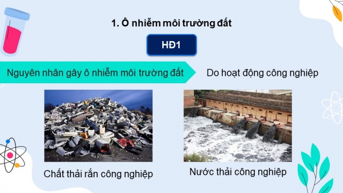 Giáo án điện tử chuyên đề Sinh học 10 chân trời Bài 12: Công nghệ ứng dụng vi sinh vật trong xử lí ô nhiễm môi trường